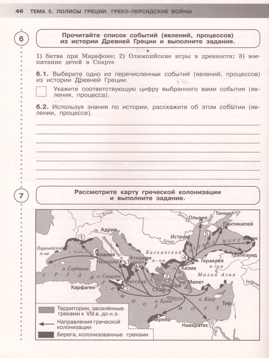 Готовое впр по истории 5 класс