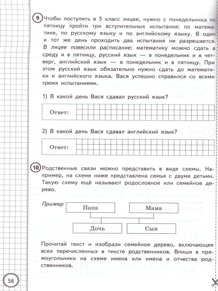 Русский язык впр 4 класс фиоко ответы