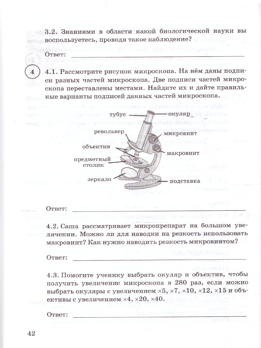 впр 5 класс биология 2024 решать онлайн