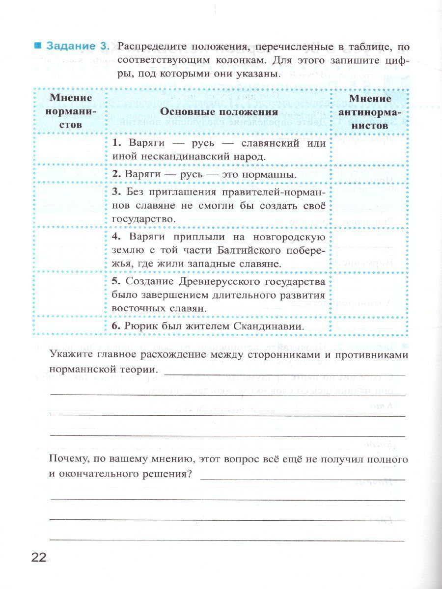 История России 6 класс. Рабочая тетрадь. Часть 1. ФГОС - Межрегиональный Центр «Глобус»