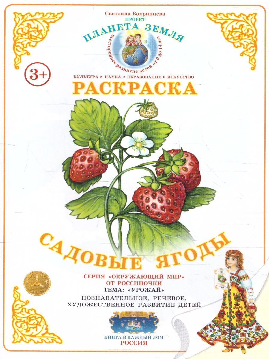 Раскраска 10л. А5 ЛЕСНЫЕ ЯГОДЫ Р Вохринцева С. Последние просмотренные раскраски