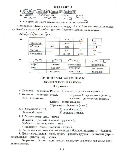 Русский язык 3 класс. Самостоятельные, контрольные, проверочные работы