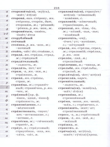 Школьный орфографический словарь русского языка