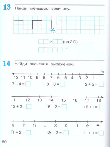 Математика 1 класс. Учебник. ФГОС