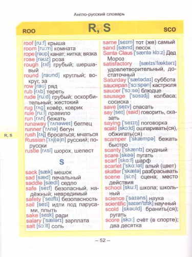 Англо-русский. Русско-английский краткий словарь. Курс начальной школы в таблицах
