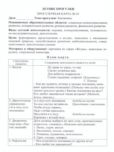 Игры-занятия с детьми на прогулке. 2-3 года 48 карт с описанием