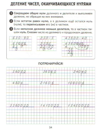 Все правила математики с наглядными примерами, контрольными и тренировными упражнениями 1-4 класс