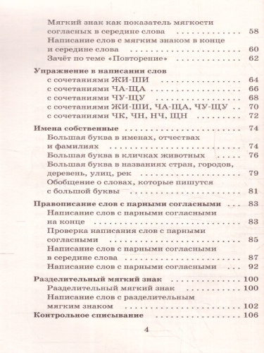 Справочное пособие по русскому языку 1-2 класс