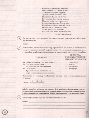 ВПР Литература 8 класс. Типовые задания. 25 вариантов. ФИОКО СТАТГРАД. ФГОС Новый