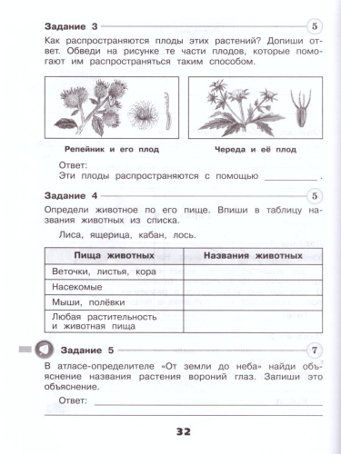 Окружающий мир 3 класс. Проверочные работы. УМК "Школа России"