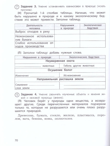 Окружающий мир 3-4 класс. Учимся анализировать. Готовимся к ВПР