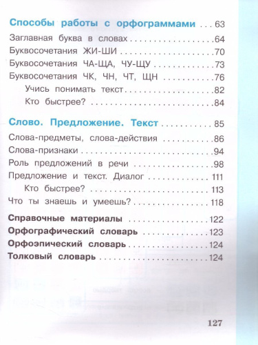 Русский язык 1 класс