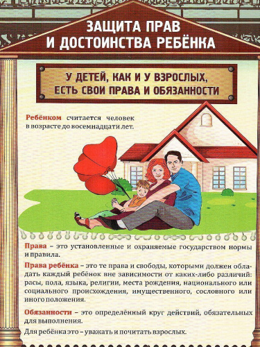 Защита прав и достоинства ребенка. Ширмы с информацией для родителей и детей