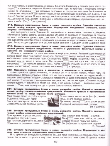Русский язык 9 класс. Сборник упражнений