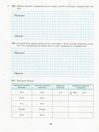 Математика 6 класс. Рабочая тетрадь. Часть 2. ФГОС