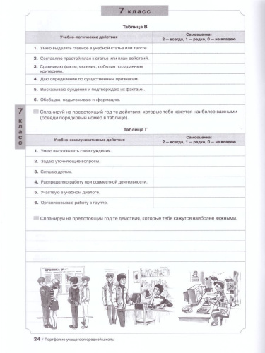 Портфолио учащегося средней школы. Копилка успехов ученика