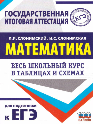 Математика. Весь школьный курс в таблицах и схемах. ЕГЭ