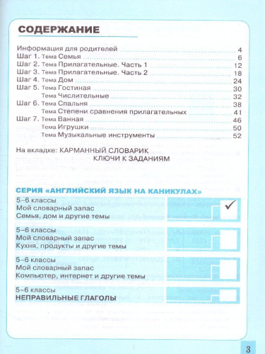 Английский язык 5, 6 класс. Прописи. Семья. Дом и другие темы. ФГОС