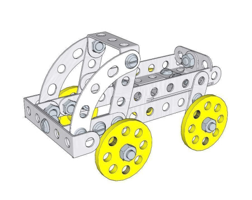 Конструктор металлический для уроков труда 5 в 1 (Десятое королевство)
