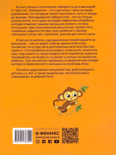 33 логических лабиринта для умных малышей