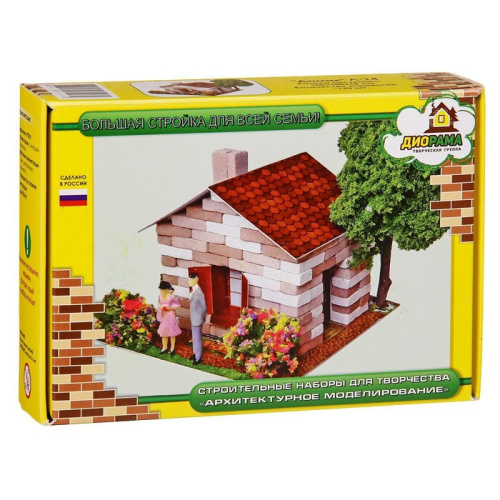 Конструктор из кирпичиков Домик 130 деталей