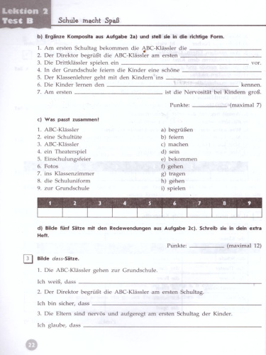 Немецкий язык 5 класс. Контрольные задания (Вундеркинды плюс)