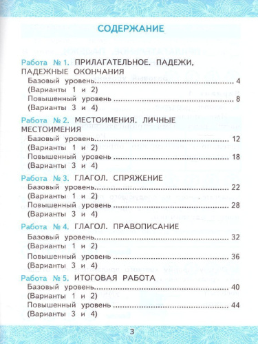 УМК Канакина Русский язык 4 класс. Зачетные работы Часть 2. (к новому ФПУ) ФГОС