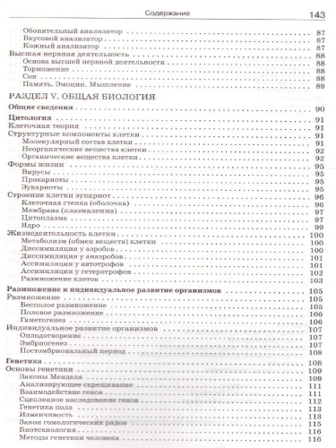 Справочник по Биологии 5-11 класс