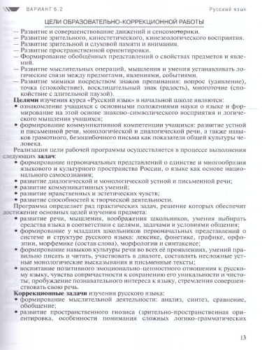 Примерные рабочие программы по учебным предметам и коррекционным курсам НОО обучающихся с нарушениями опорно-двигательного аппарата Вариант 6.2.,6.3. 3клас