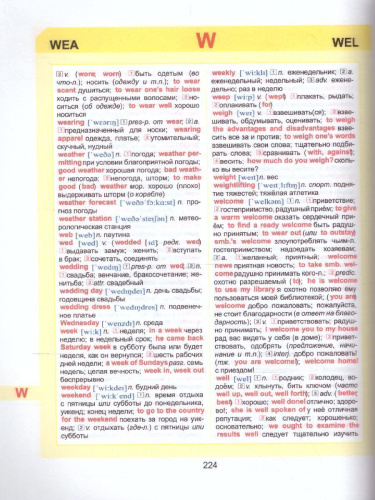Англо-русский. Русско-английский словарь. Весь школьный курс в таблицах