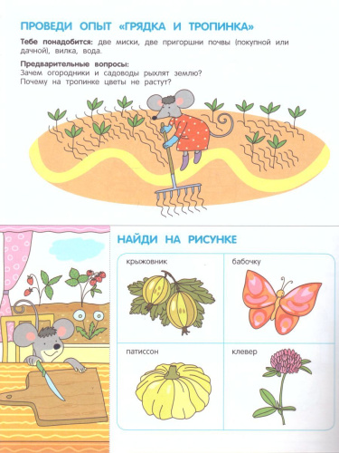 Что растет на грядке? Морковка для мышат