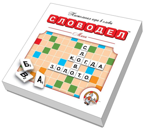 Игра настольная Словодел Мини картонный белый