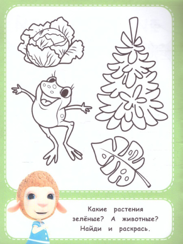 Раскраска для малышей. Изучаем с Долли. Цвета
