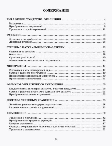 Тетрадь-конспект по алгебре 7 класс