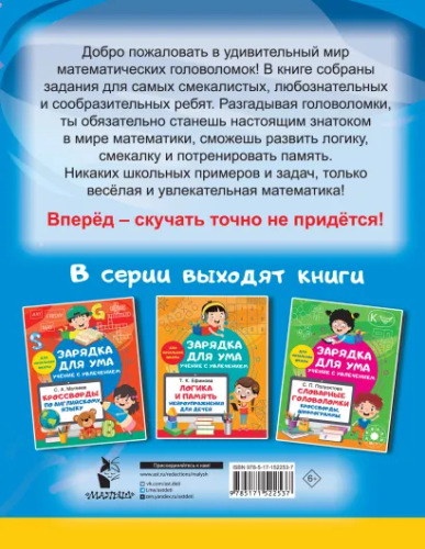 Математические головоломки. Закономерности, числовые ребусы