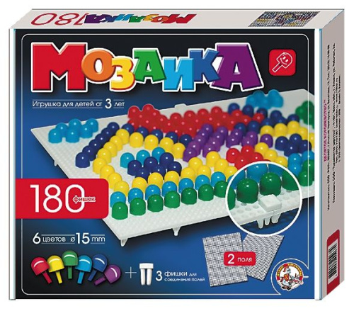 Мозаика d15/6 цв/180 эл/2 поля