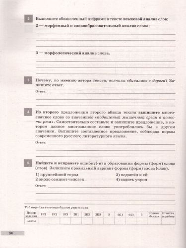 ВПР Русский язык 6 класс 10 вариантов