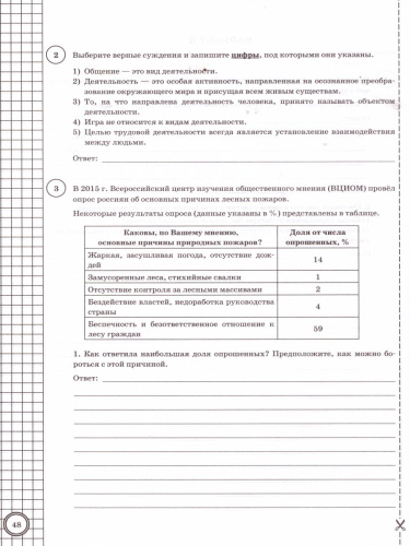 ВПР. Обществознание 6 класс. 10 вариантов. Типовые задания. ФГОС