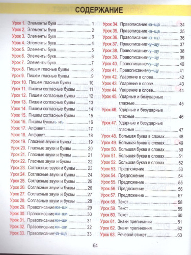 Русский язык 1 класс. Тетрадь для закрепления знаний