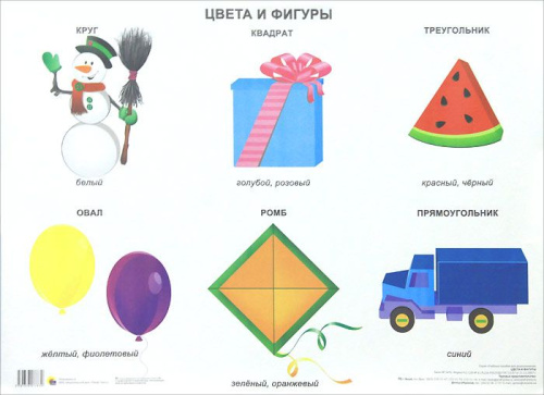 Плакат. Цвета и фигуры