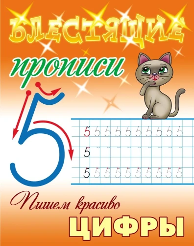 Блестящие прописи. Пишем красиво цифры