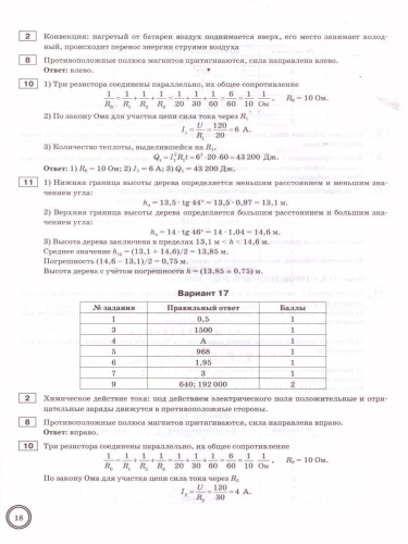 ВПР Физика 8 класс. Тренажер. ФГОС