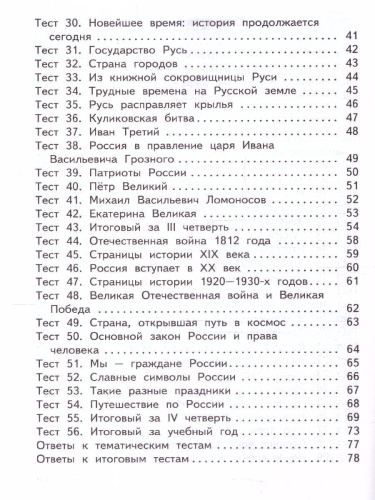 КИМ Окружающий мир 4 класс