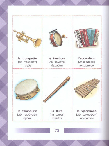 Детский французско-русский визуальный словарь