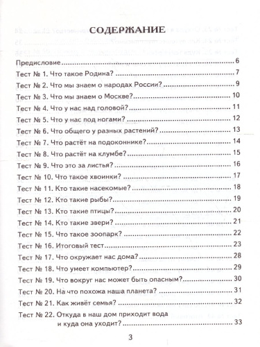 ВПР Окружающий мир 1 класс. Контрольные измерительные материалы. ФГОС