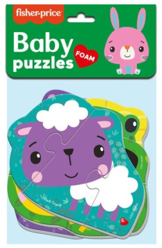 Мягкие пазлы Baby puzzle Овечка 4 картинки, 13 эл. (Я РАСТУ ТОЙЗ)