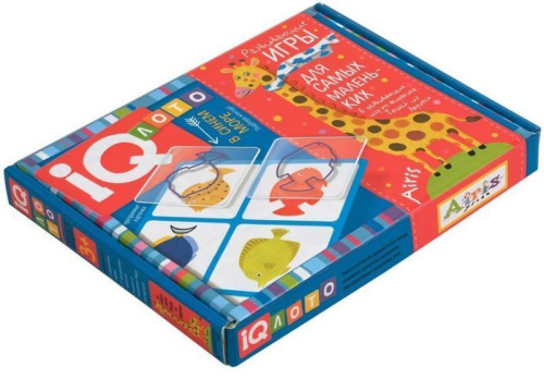 Пластиковое лото для малышей. В синем море. Подбери контур