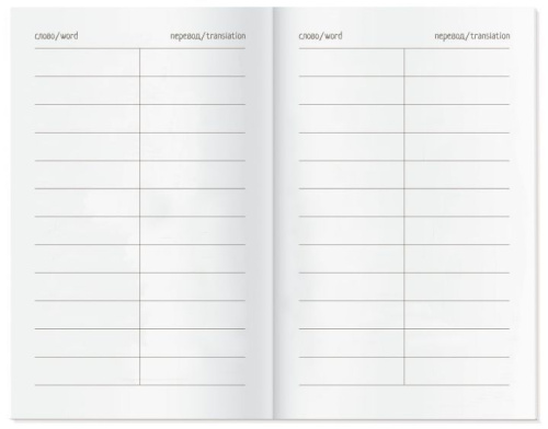 Тетрадь для записи иностранных слов с клапанами"Скажите СЫР"