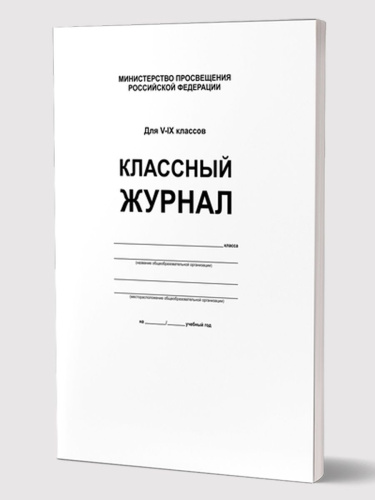 Классный журнал 5-9 класс