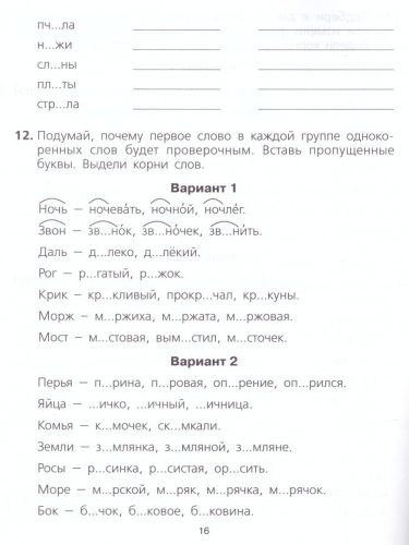 Русский язык 2-4 классы. Безударные гласные, проверяемые ударением. Тренажер
